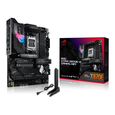 Материнcька плата ASUS ROG STRIX X870E-E GAMING WIFI sAM5 X870E 4xDDR5 M.2 HDMI WiFi BT ATX (90MB1IB0-M0EAY0) Материнcька плата ASUS ROG STRIX X870E-E GAMING WIFI sAM5 X870E 4xDDR5 M.2 HDMI WiFi BT ATX (90MB1IB0-M0EAY0)