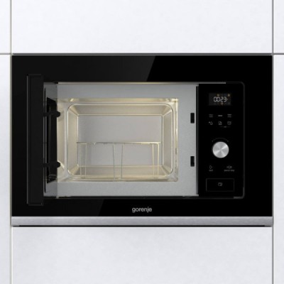 Мікрохвильова піч Gorenje вбудовувана, 20л, електр. управл., 800Вт, гриль, дисплей, чорний (BMX201AG1BG) Мікрохвильова піч Gorenje вбудовувана, 20л, електр. управл., 800Вт, гриль, дисплей, чорний (BMX201AG1BG)