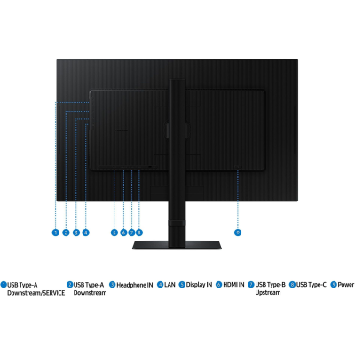 Монiтор TFT SAMSUNG 27" LS27D804UAIXCI IPS/4K/HDMI/DP/5ms/USB Type-C