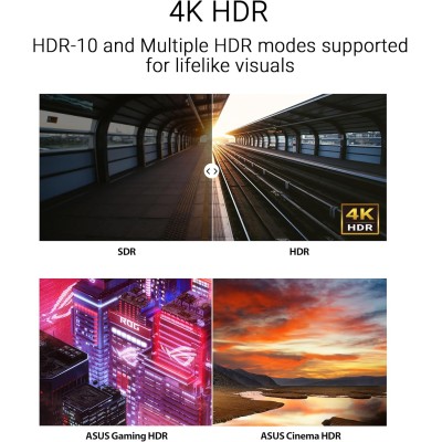 Монітор Asus 27" VY27UQ 2xHDMI, DP, MM, IPS, 3840x2160, sRGB 99%, AdaptiveSync, HDR10
