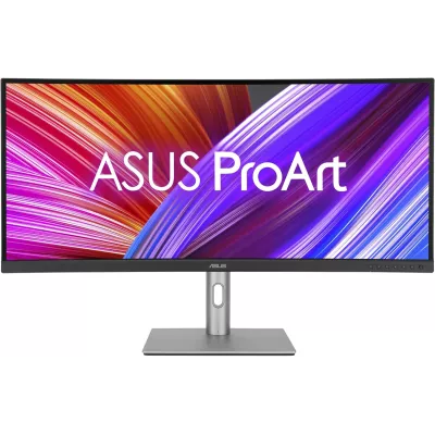 Монітор Asus 34.1" ProArt PA34VCNV 2xHDMI, 2xDP, USB-C, 2xUSB, RJ-45, MM, IPS, 3440x1440, 21:9, sRGB 100%, CURVED, AdaptiveSync,