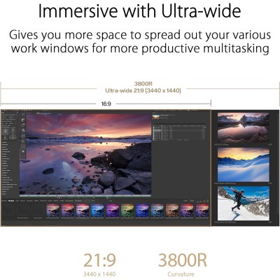 Монітор Asus 34.1" ProArt PA34VCNV 2xHDMI, 2xDP, USB-C, 2xUSB, RJ-45, MM, IPS, 3440x1440, 21:9, sRGB 100%, CURVED, AdaptiveSync, Монітор Asus 34.1" ProArt PA34VCNV 2xHDMI, 2xDP, USB-C, 2xUSB, RJ-45, MM, IPS, 3440x1440, 21:9, sRGB 100%, CURVED, AdaptiveSync,