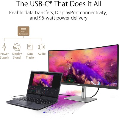Монітор Asus 34.1" ProArt PA34VCNV 2xHDMI, 2xDP, USB-C, 2xUSB, RJ-45, MM, IPS, 3440x1440, 21:9, sRGB 100%, CURVED, AdaptiveSync, Монітор Asus 34.1" ProArt PA34VCNV 2xHDMI, 2xDP, USB-C, 2xUSB, RJ-45, MM, IPS, 3440x1440, 21:9, sRGB 100%, CURVED, AdaptiveSync,