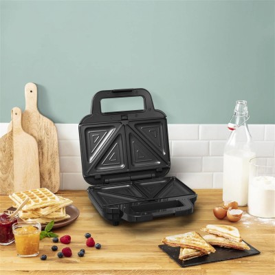 Мультимейкер Tefal UltraCompact 3in1 700Вт, тефлон, 3 пластини, корпус-метал, чорно-сірий (SW383D10) Мультимейкер Tefal UltraCompact 3in1 700Вт, тефлон, 3 пластини, корпус-метал, чорно-сірий (SW383D10)