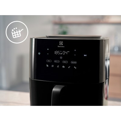 Мультипіч Electrolux 1800Вт, чаша-6.8л, сенсорне керування, 6 авто. програм, пара, пластик, чорний (EAF7SB)