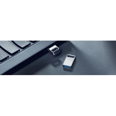 Накопичувач Kingston 128GB USB 3.2 Type-A Gen1 DT Micro R200MB/s Metal (DTMC3G2/128GB)