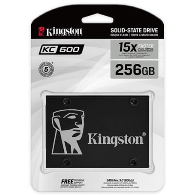 Накопичувач SSD Kingston 2.5" 256GB SATA KC600 (SKC600/256G) Накопичувач SSD Kingston 2.5" 256GB SATA KC600 (SKC600/256G)