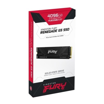 Накопичувач SSD Kingston M.2 4TB PCIe 5.0 FURY Renegade (SFYR2S/4T0)