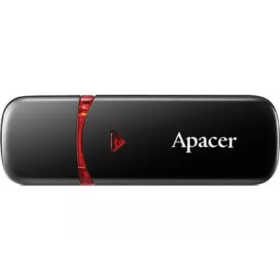 Накопичувач Apacer 32GB USB 2.0 Type-A AH333 Чорний (AP32GAH333B-1)