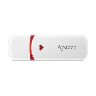 Накопичувач Apacer 64GB USB 2.0 Type-A AH333 Білий (AP64GAH333W-1)