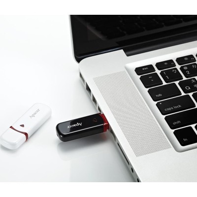 Накопичувач Apacer 64GB USB 2.0 Type-A AH333 Білий (AP64GAH333W-1) Накопичувач Apacer 64GB USB 2.0 Type-A AH333 Білий (AP64GAH333W-1)