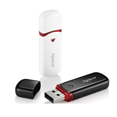 Накопичувач Apacer 64GB USB 2.0 Type-A AH333 Білий (AP64GAH333W-1) Накопичувач Apacer 64GB USB 2.0 Type-A AH333 Білий (AP64GAH333W-1)