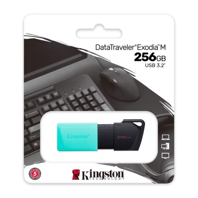 Накопичувач Kingston 256GB USB 3.2 Type-A Gen1 DT Exodia M (DTXM/256GB) Накопичувач Kingston 256GB USB 3.2 Type-A Gen1 DT Exodia M (DTXM/256GB)