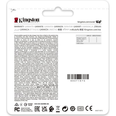 Накопичувач Kingston 256GB USB 3.2 Type-A Gen1 DT Exodia Onyx (DTXON/256GB)