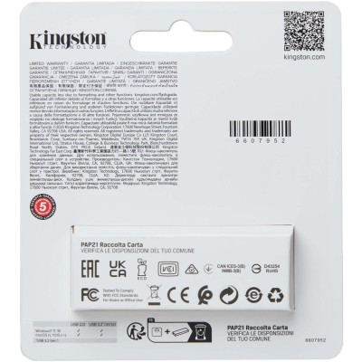 Накопичувач Kingston 256GB USB 3.2 Type-A Gen1 DT Exodia S (DTXS/256GB)