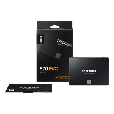 Накопичувач SSD Samsung 2.5" 500GB SATA 870EVO (MZ-77E500BW)