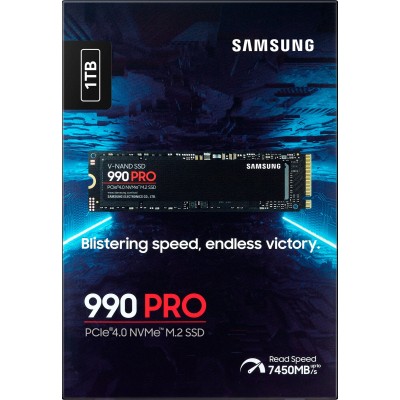 Накопичувач SSD Samsung M.2 1TB PCIe 4.0 990PRO (MZ-V9P1T0BW)