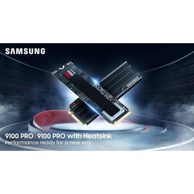 Накопичувач SSD Samsung M.2 1TB PCIe 5.0 9100PRO+ радіатор (MZ-VAP1T0CW)