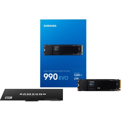 Накопичувач SSD Samsung M.2 2TB PCIe 4.0 990EVO (MZ-V9E2T0BW)