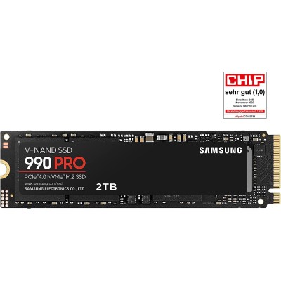 Накопичувач SSD Samsung M.2 2TB PCIe 4.0 990PRO (MZ-V9P2T0BW)