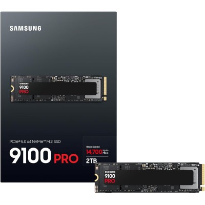 Накопичувач SSD Samsung M.2 2TB PCIe 5.0 9100PRO (MZ-VAP2T0BW)