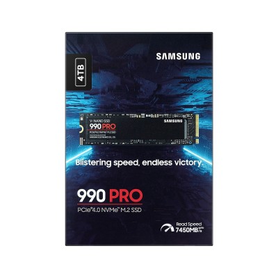 Накопичувач SSD Samsung M.2 4TB PCIe 4.0 990PRO (MZ-V9P4T0BW)