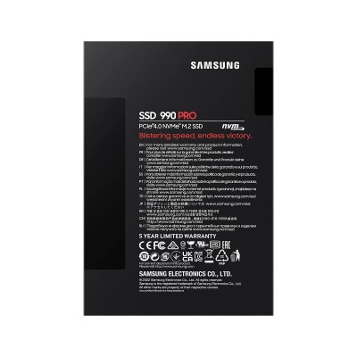 Накопичувач SSD Samsung M.2 4TB PCIe 4.0 990PRO (MZ-V9P4T0BW)