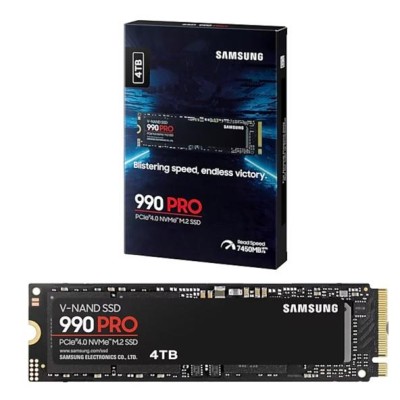 Накопичувач SSD Samsung M.2 4TB PCIe 4.0 990PRO (MZ-V9P4T0BW)