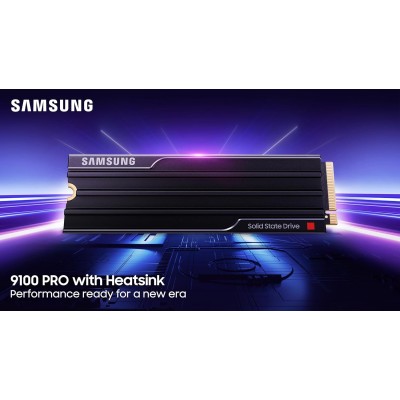 Накопичувач SSD Samsung M.2 4TB PCIe 5.0 9100PRO+ радіатор (MZ-VAP4T0CW)