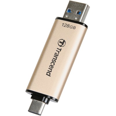 Накопичувач Transcend 128GB USB 3.2 Type-A + Type-C JetFlash 930 R420/W400MB/s Чорний (TS128GJF930C)