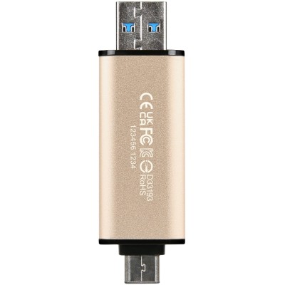 Накопичувач Transcend 128GB USB 3.2 Type-A + Type-C JetFlash 930 R420/W400MB/s Чорний (TS128GJF930C)
