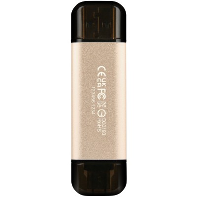 Накопичувач Transcend 128GB USB 3.2 Type-A + Type-C JetFlash 930 R420/W400MB/s Чорний (TS128GJF930C)