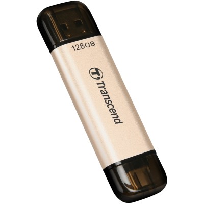 Накопичувач Transcend 128GB USB 3.2 Type-A + Type-C JetFlash 930 R420/W400MB/s Чорний (TS128GJF930C)