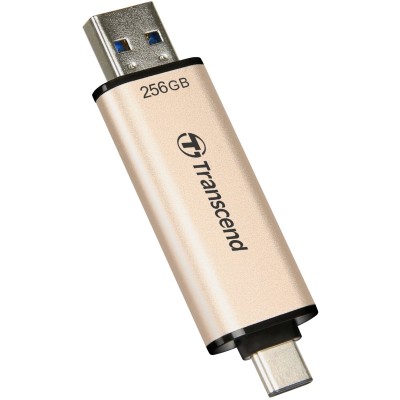Накопичувач Transcend 256GB USB 3.2 Type-A + Type-C JetFlash 930 R420/W400MB/s Чорний (TS256GJF930C)