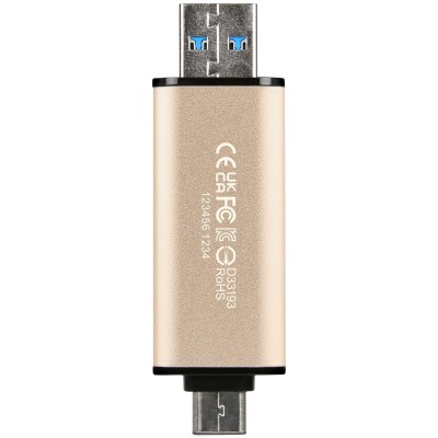 Накопичувач Transcend 256GB USB 3.2 Type-A + Type-C JetFlash 930 R420/W400MB/s Чорний (TS256GJF930C)