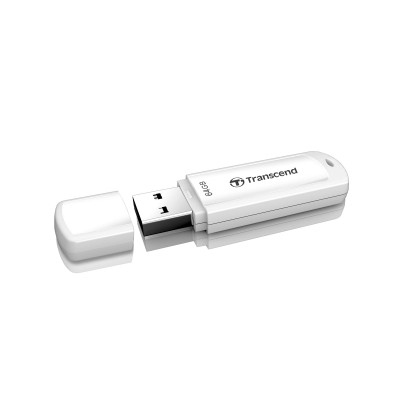 Накопичувач Transcend 64GB USB 3.1 Type-A JetFlash 730 Білий (TS64GJF730)