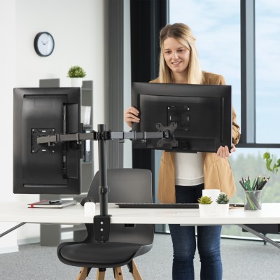Настільне кріплення монітора Hama SCR-2, 13-32", чорний (00118491)