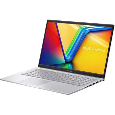 Ноутбук ASUS Vivobook 15 X1504VA-BQ500 15.6" FHD IPS, Intel i3-1315U, 16GB, F512GB, UMA, noOS, Сріблястий (90NB10J2-M00PJ0)