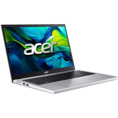 Ноутбук Acer Aspire Go AG15-32P 15.6" FHD IPS, Intel 3-N355, 16GB, F512GB, UMA, Lin, сріблястий (NX.J8XEU.001)