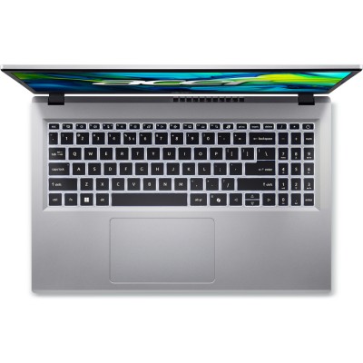 Ноутбук Acer Aspire Go AG15-32P 15.6" FHD IPS, Intel 3-N355, 16GB, F512GB, UMA, Lin, сріблястий (NX.J8XEU.001)