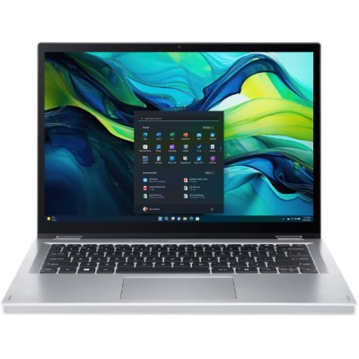 Ноутбук Acer Aspire Go Spin AGSP14-31PT 14" WUXGA IPS Touch, Intel 3-N355, 16GB, F512GB, UMA, Lin, сріблястий (NX.JBEEU.001)