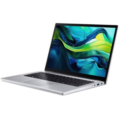 Ноутбук Acer Aspire Go Spin AGSP14-31PT 14" WUXGA IPS Touch, Intel 3-N355, 16GB, F512GB, UMA, Lin, сріблястий (NX.JBEEU.001)