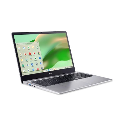 Ноутбук Acer Chromebook CB315-5H 15" FHD IPS, Intel C N100, 8GB, F128GB, UMA, ChromeOS, сріблястий (NX.KPPEU.001)