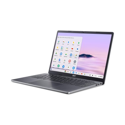 Ноутбук Acer Chromebook Plus CB514-4H 14" FHD IPS, Intel i3-N305, 8GB, F512GB, UMA, ChromeOS, сірий (NX.KUZEU.001)