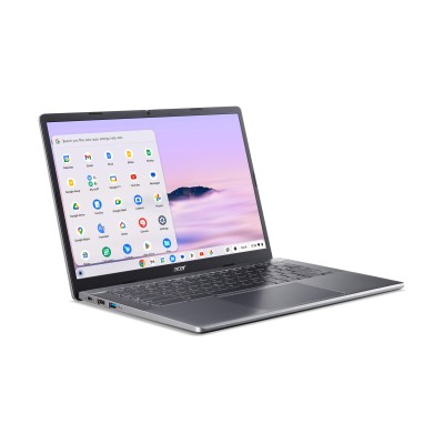 Ноутбук Acer Chromebook Plus CB514-4H 14" FHD IPS, Intel i3-N305, 8GB, F512GB, UMA, ChromeOS, сірий (NX.KUZEU.001)