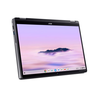Ноутбук Acer Chromebook Plus Spin 514 CP514-4HN 14" WUXGA IPS Touch, Intel 3-100U, 8GB, F256GB, UMA, ChromeOS, сірий (NX.KYQEU.0