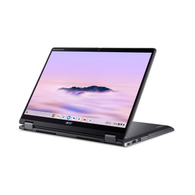 Ноутбук Acer Chromebook Plus Spin 514 CP514-4HN 14" WUXGA IPS Touch, Intel 3-100U, 8GB, F256GB, UMA, ChromeOS, сірий (NX.KYQEU.0