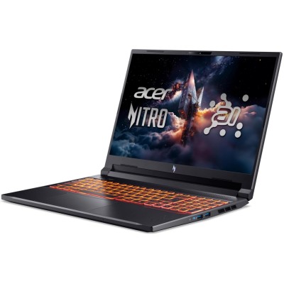 Ноутбук Acer Nitro V 16 ANV16-61 16" WUXGA IPS, AMD R5-340, 16GB, F512GB, NVD4050-6, Lin, чорний (NH.QULEU.004)