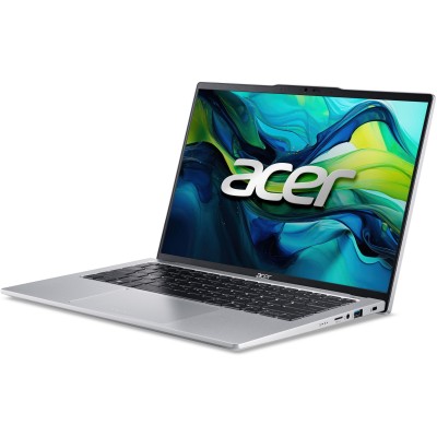 Ноутбук Acer Swift Go 14 SFG14-73 14" 2.8K OLED, Intel U7-155H, 32GB, F1TB, UMA, Win11, сріблястий (NX.KSGEU.005)