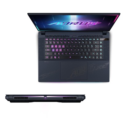 Ноутбук AORUS MASTER 16 16.0 QHD OLED 240Hz, INTEL ARL HX Ultra9, 32GB, F2TB, NVD5080-16, W11, чорний (AORUS_16_BYHC5UAE65S)